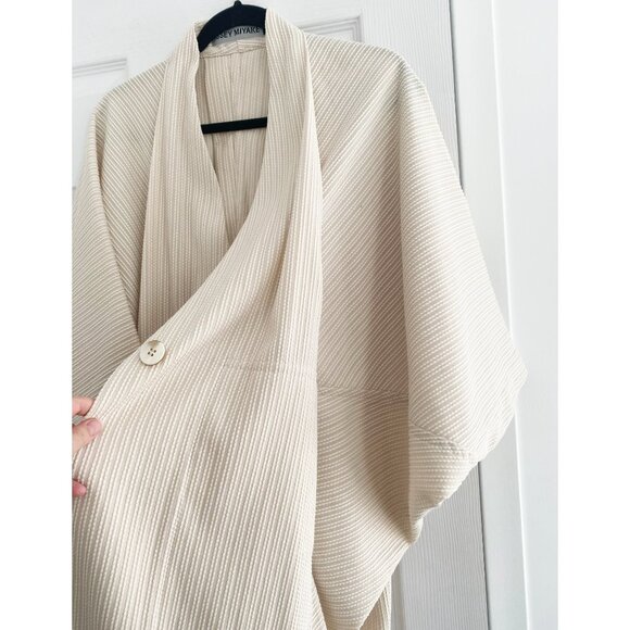 Issey Miyake Sashiko Wrap Kimono Jacket size "2" - one size only (fits M-XL) - Picture 8 of 15